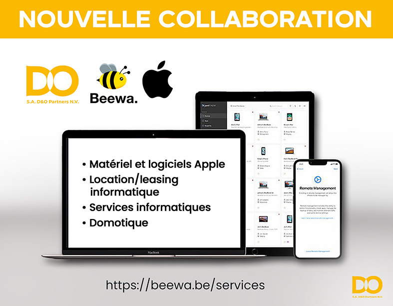 Coopération Beewa Apple Xerox Belgique